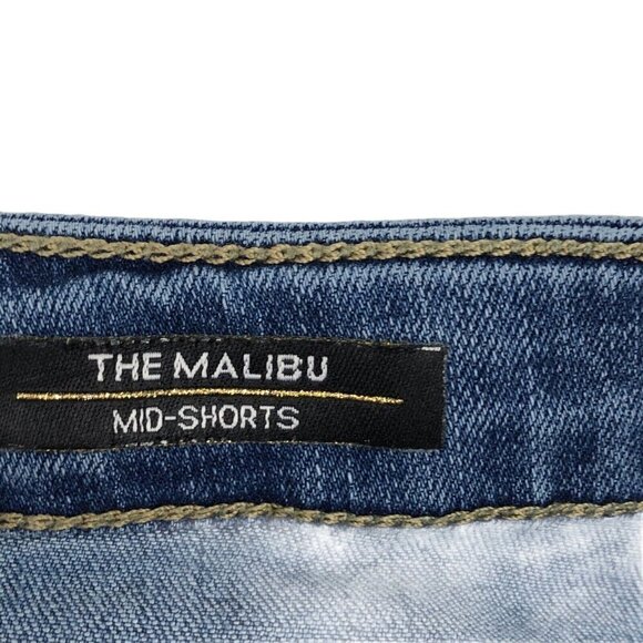 Vigoss Jean Shorts Girls Sz 16 Raw Hem Embroidered Denim 4" Inseam - Picture 8 of 9